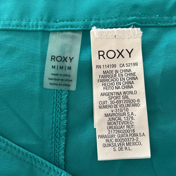 Roxy Board Shorts Size Medium Turquoise Color - Picture 5 of 5
